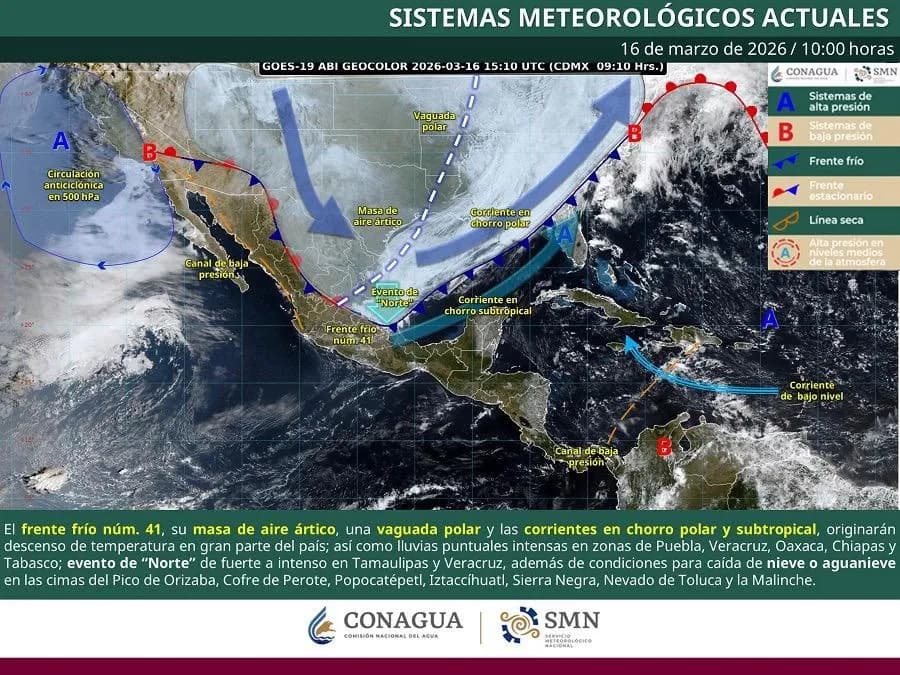 Activa Gobierno de la Ciudad acciones preventivas por condiciones meteorológicas en la capital