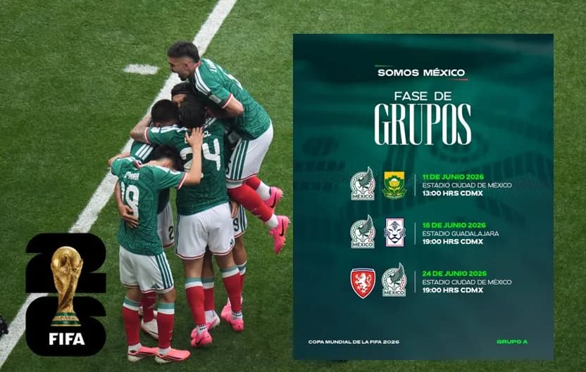 Mundial: México ya conoce su ruta y posibles cruces en el Mundial