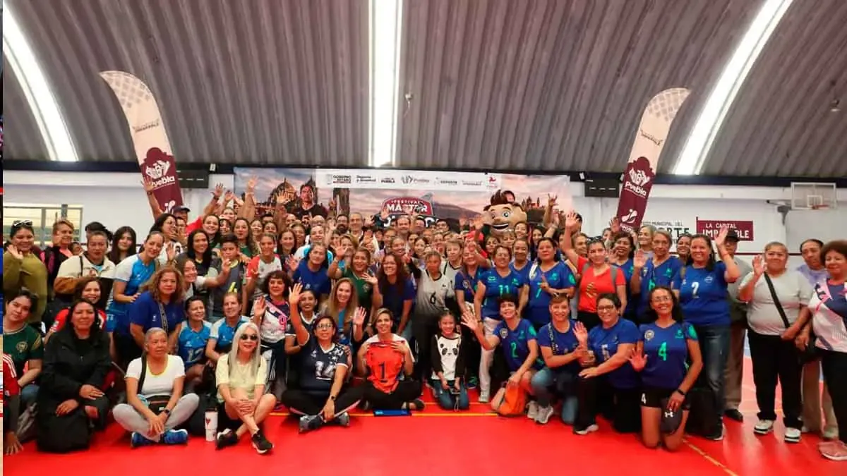 Más de 7 mil 500 deportistas llegan a Puebla para el Festival Máster de Voleibol
